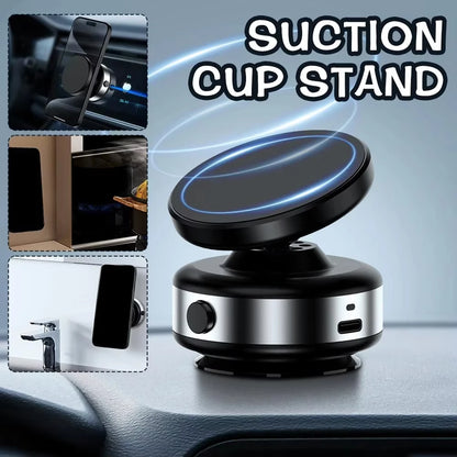 360° Rotating Magnetic Car Phone Holder Dual-Sided Mount