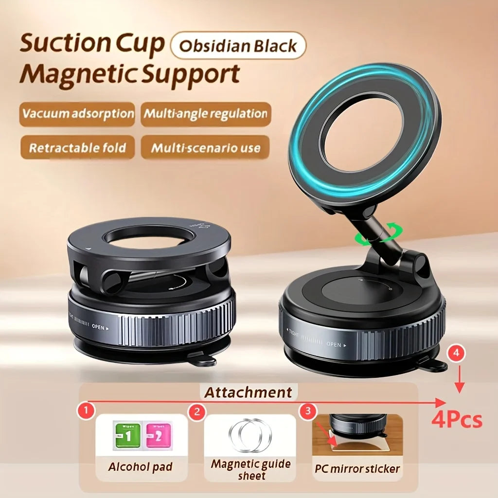 For Magsafe Phone Holder Vacuum Magnetic Car Holder
