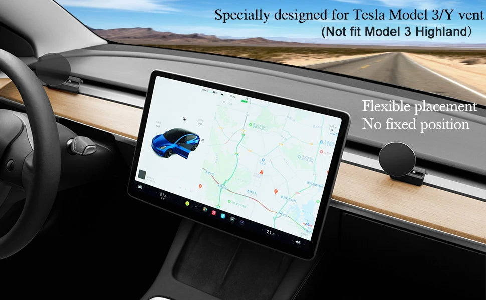 Magnetic Wireless Car Charger Mount Adsorbable Smartphone Holder