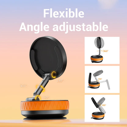 360° Magnetic Vacuum Suction Phone Holder | Dual 180° Adjustable