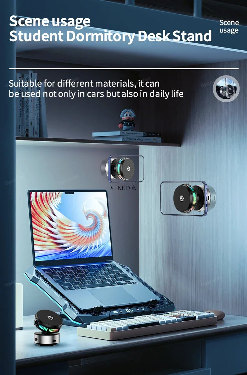 Cooling Car Magnetic Wireless Charger Vacuum Adsorption