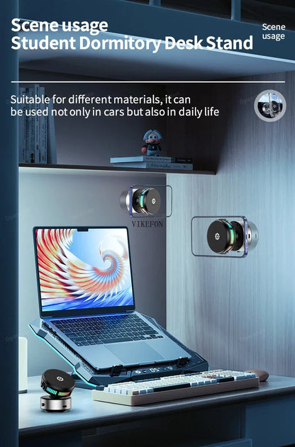 Cooling Car Magnetic Wireless Charger Vacuum Adsorption