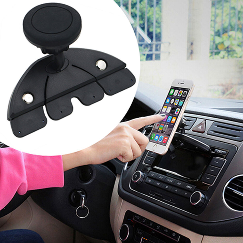 Slot Car Cradle-less Mount Holder Universal Rotating Car Phone Holder