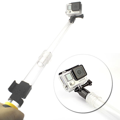 Sports Camera Accessories Telescopic Transparent Selfie Stick Diving Buoyance Rod