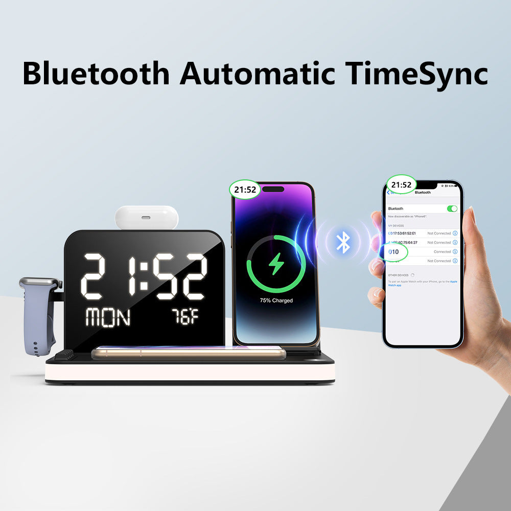 7 In 1 Charging Set Touch Night Light Mobile Phone Bluetooth