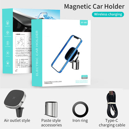 Car Mobile Phone Holder Wireless Charging Magnetic