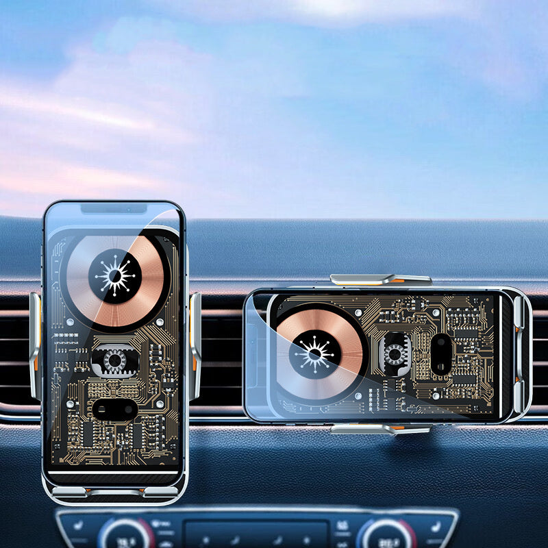 Wireless Charger Automatic Induction Air Outlet Car Phone Holder