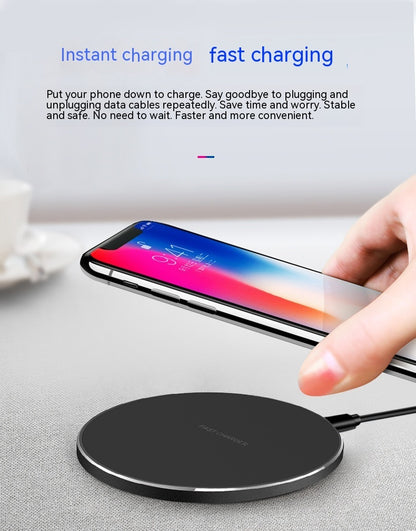 Wireless Phone Charger Disc Aluminum Alloy