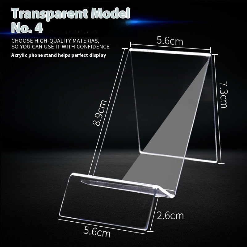Acrylic Mobile Phone Stand Counter Display Stand Desktop Lazy Bracket