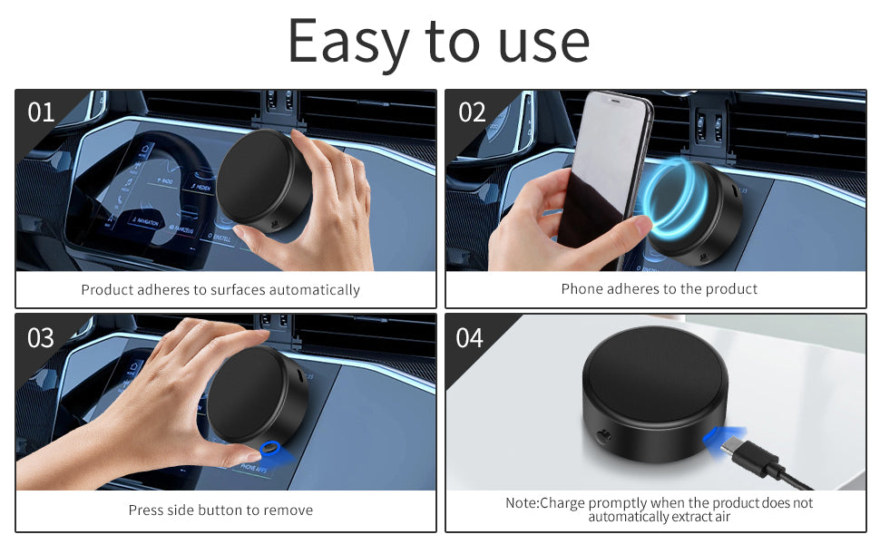 Phone Holder 360°Rotation Magnetic Car Cell Phone Holder
