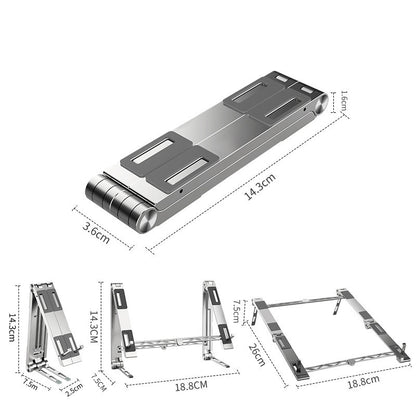 New Metal Zinc Alloy Folding Laptop Stand