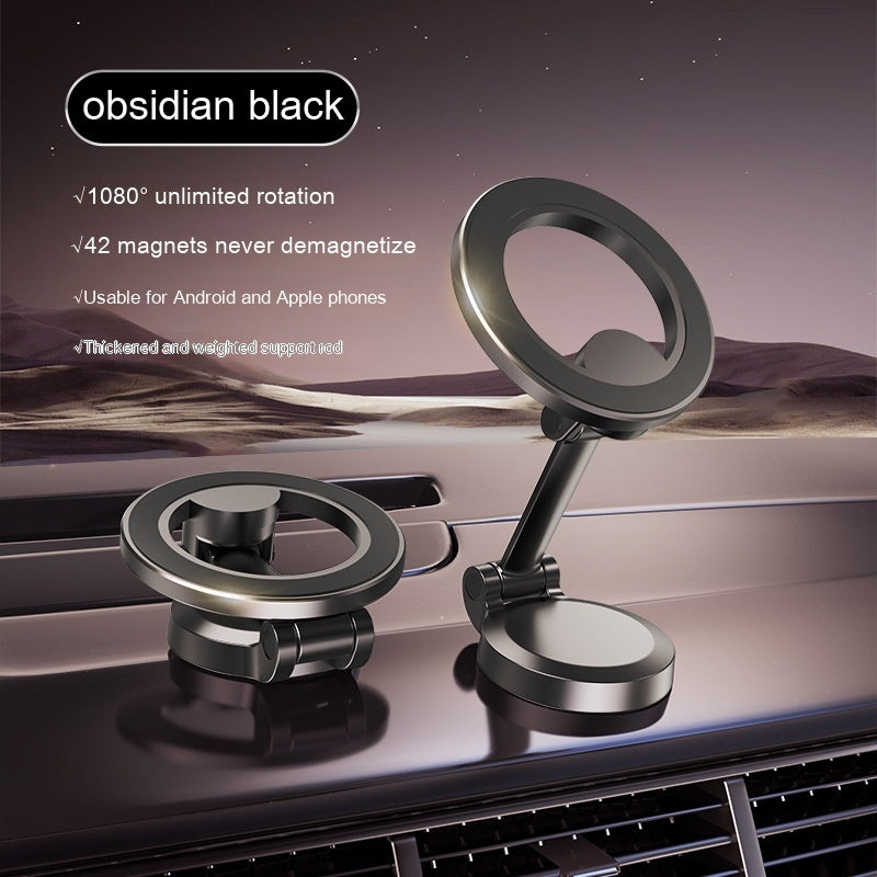 Magnetic Car Phone Mount All-Metal Foldable Phone Holder