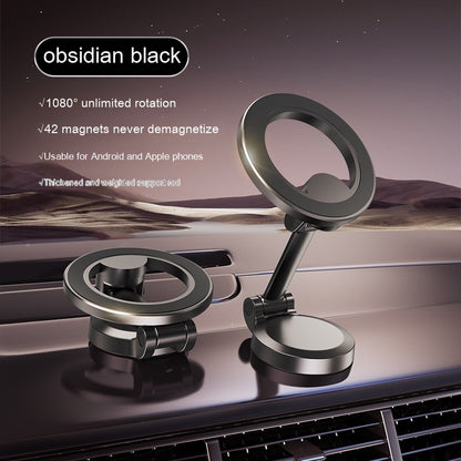 Magnetic Car Phone Mount All-Metal Foldable Phone Holder