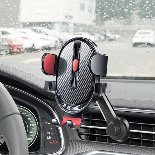 Automatic Locking Of The Air Outlet Of The Car Phone Holder