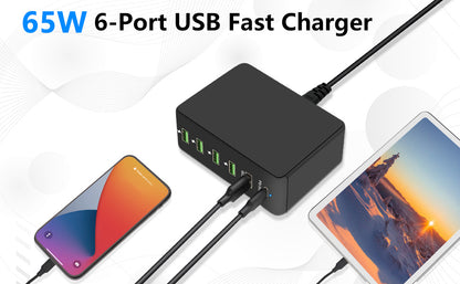 Household Multi Port USB Mobile Phone Charger