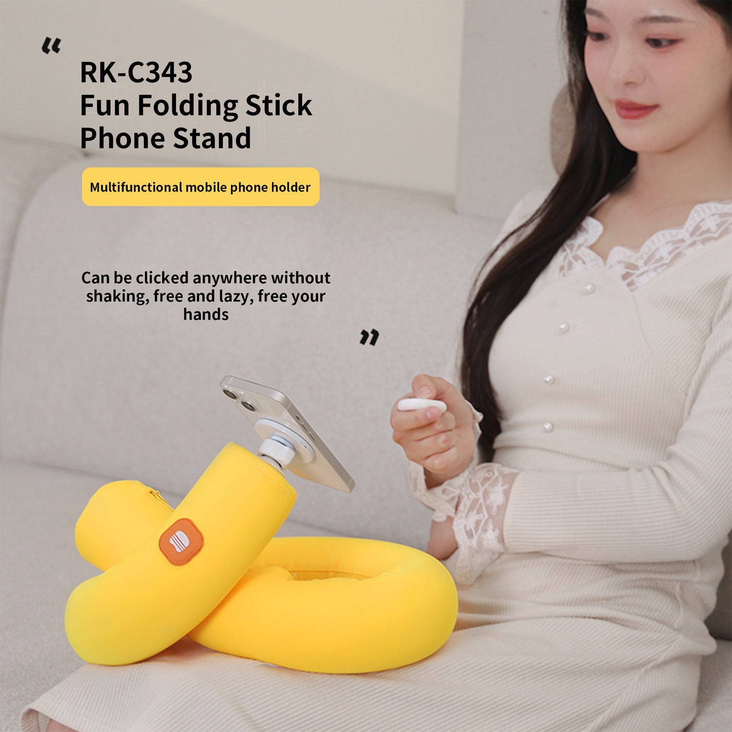 C343 --Fun Folding Stick Phone Stand