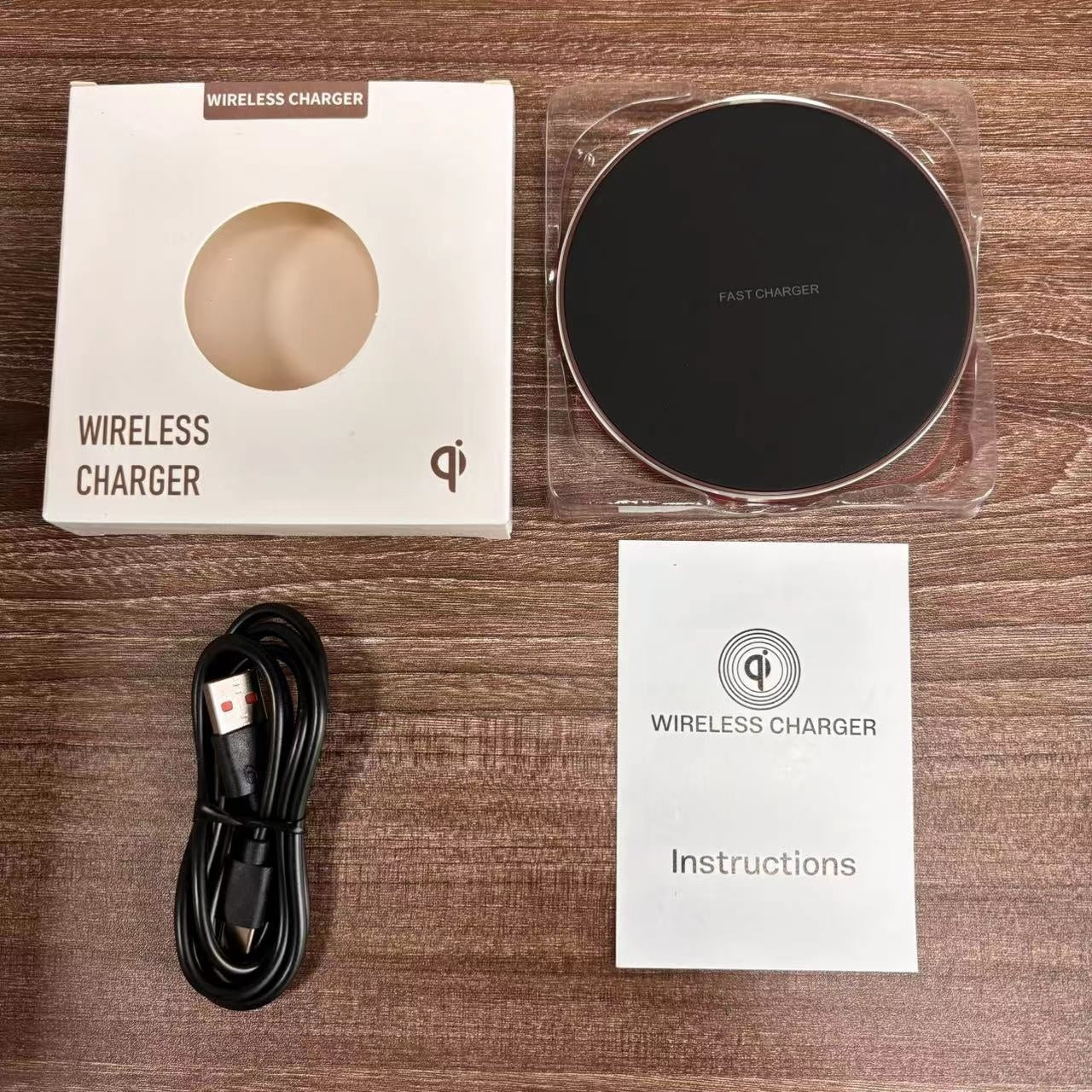 Wireless Phone Charger Disc Aluminum Alloy