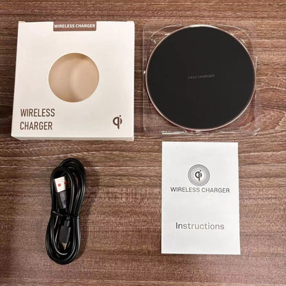 Wireless Phone Charger Disc Aluminum Alloy