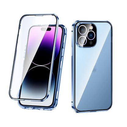 Phone Case Magnetic King Double Buckle Double-sided Glass Goggles