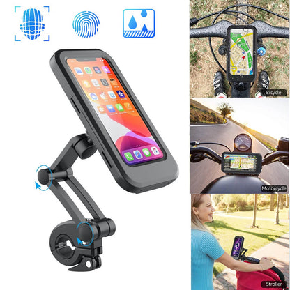 Adjustable Waterproof Bicycle Mobile Phone Holder Mount