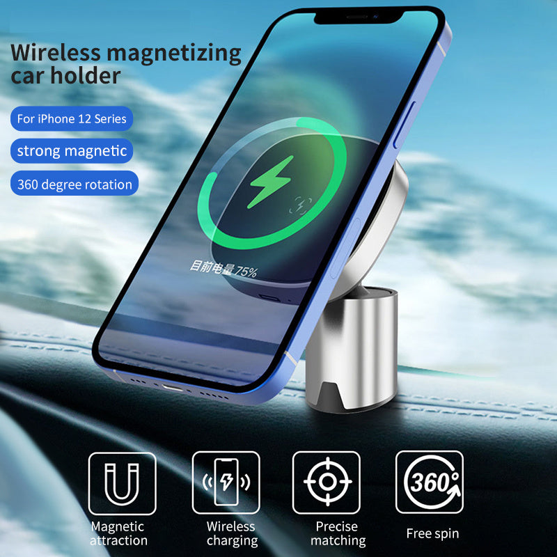 Car Mobile Phone Holder Wireless Charging Magnetic