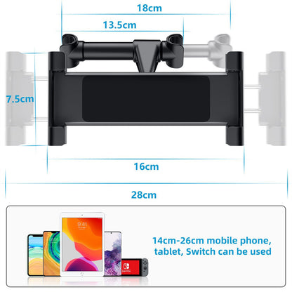 Pillow Bracket Car Rear Chair Phone Stretching Telescopic Bracket