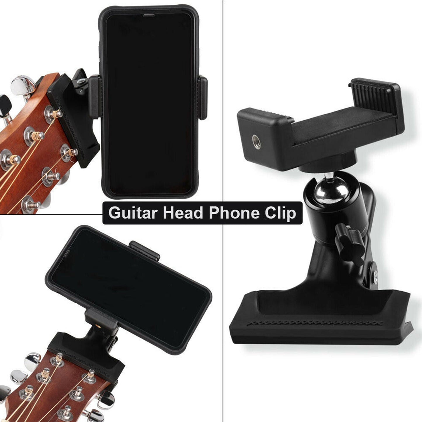 Mobile Phone Live Broadcast Bracket Stand Head Clip Holder