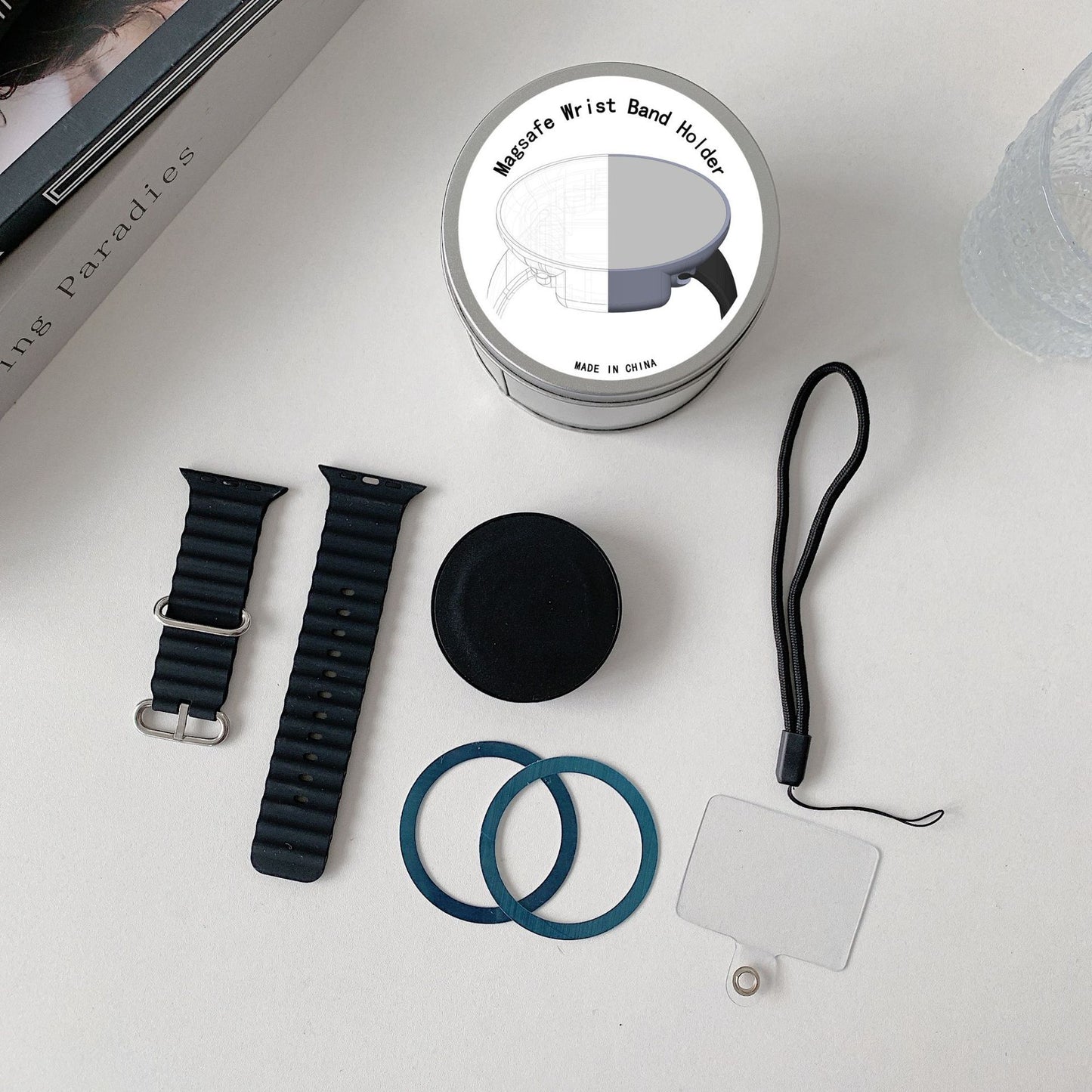 Portable Magnetic Wrist Mobile Phone Holder