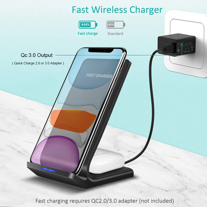 Desktop Wireless Charger Stand Mobile Phone