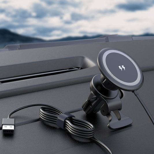 Car Magnetic Suction Bracket Wireless Charger