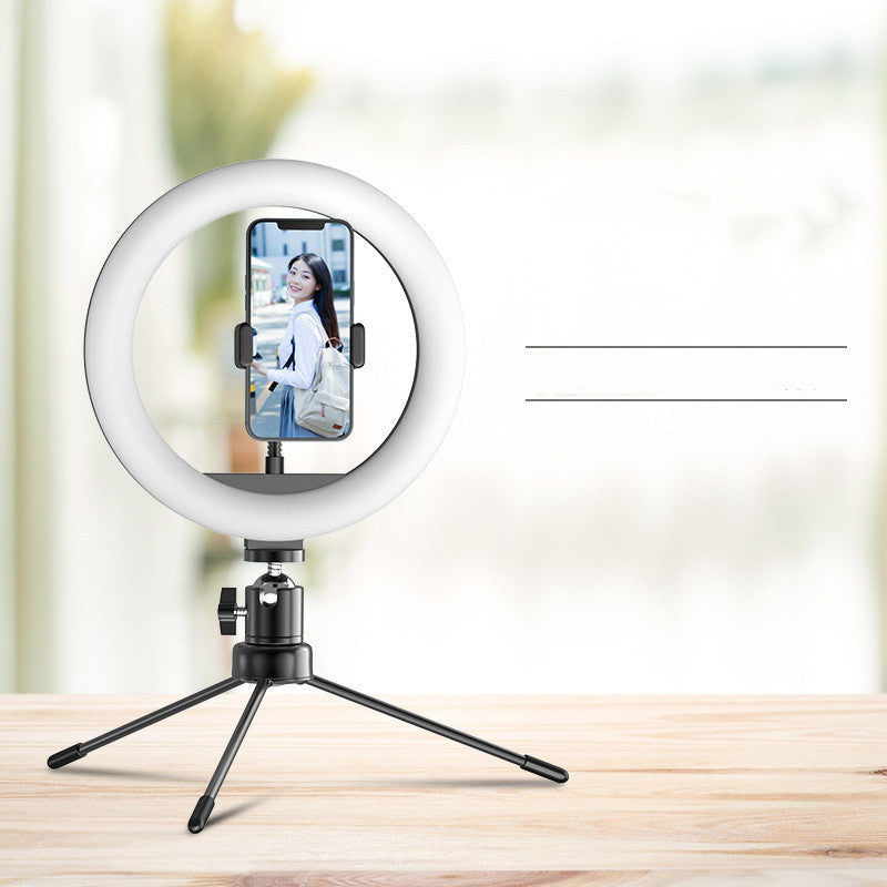 Compatible with Apple, 10 Inch Beauty Lamp Mobile Phone Stand Tripod