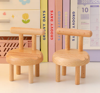 Mobile Phone Holder Creative Small Chair Holder