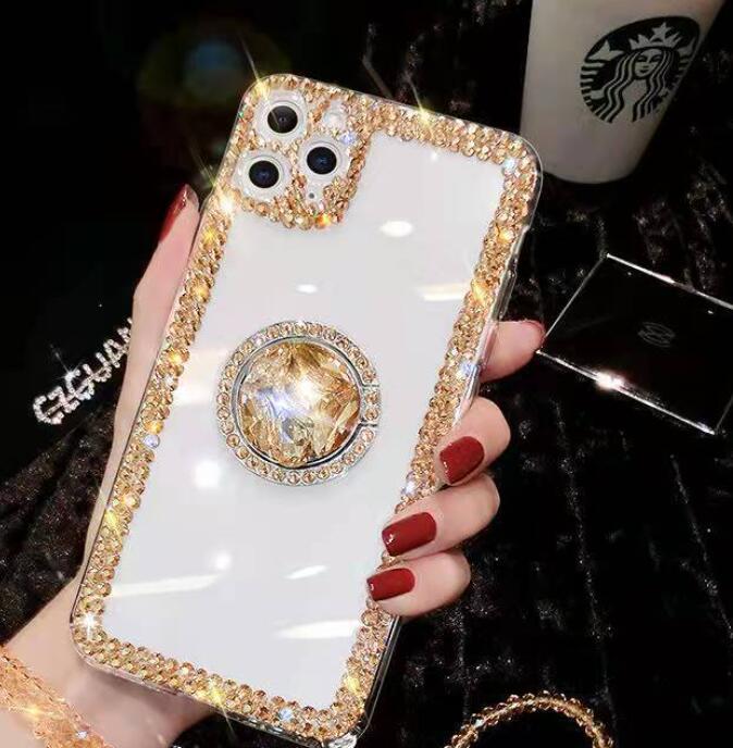 Women's Lanyard Stand With Rhinestones Phone Case