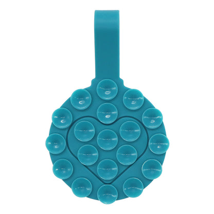 Multifunctional Double-sided Sucker Love Silica Gel Mobile Phone Holder