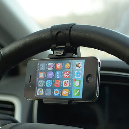 Car Phone Holder Hook Type Steering Wheel Mobile Phone Holder