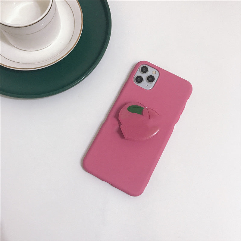 Peach Stand For  Mobile Phone Case