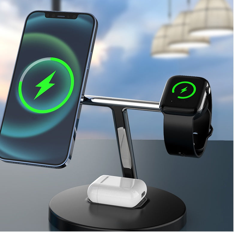 Three In One Magnetic Wireless Charger