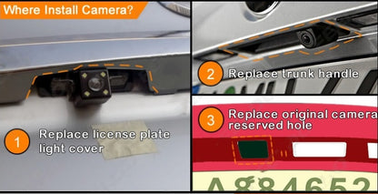 Old Vios Reversing Rear View Camera