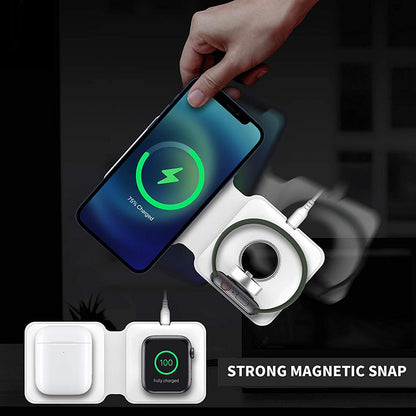 Three-in-one Pair Of Item Magnetic Suction Wireless Charger