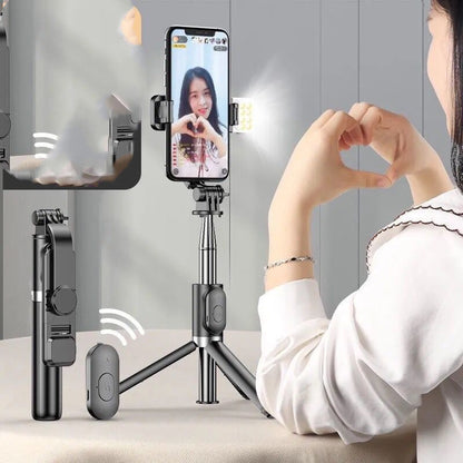 Compatible with Apple, Selfie Stick Fill Light Multifunction Integrated Tripod