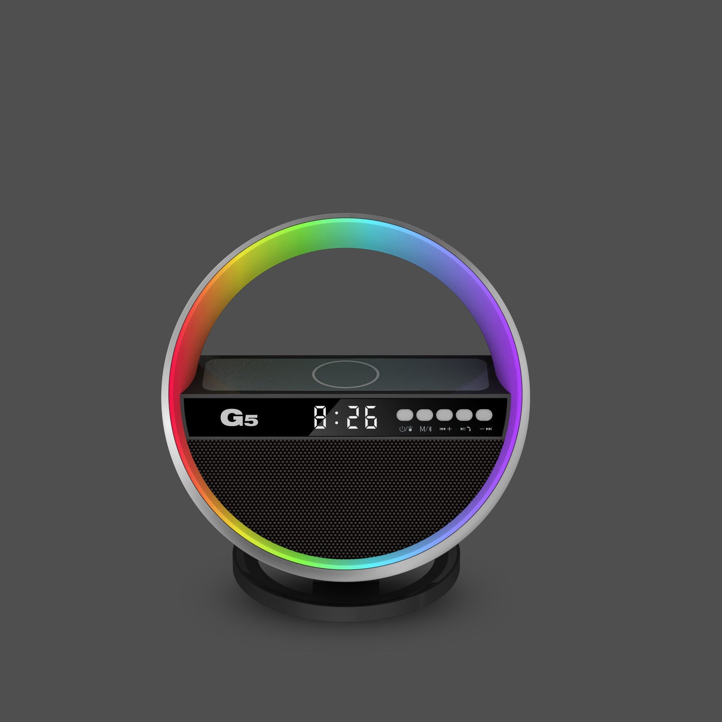 New Multifunction RGB Night Light Wireless Charger Bluetooth-compatible