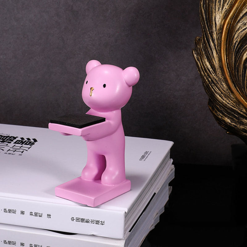 Creative Cat Watch Table Cute Bear Display Stand