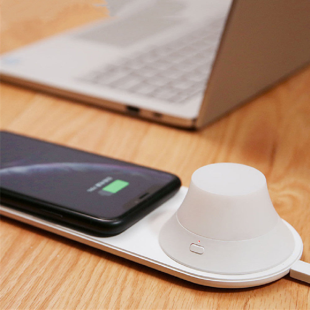 Smart Night Light Phone Wireless Charger Magnetic Suction