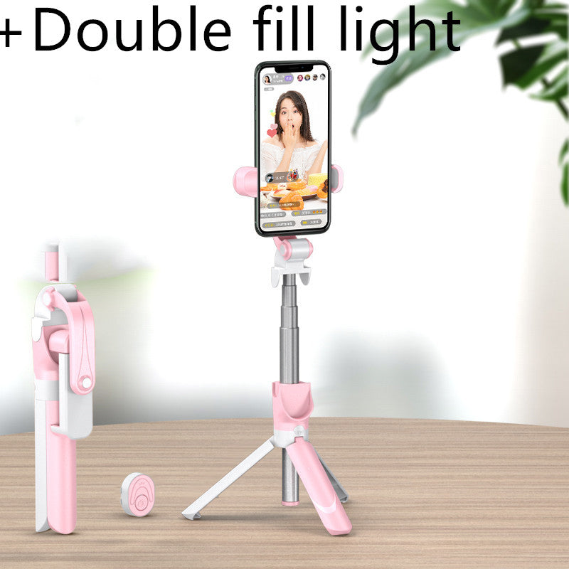 Selfie stick mobile phone live support