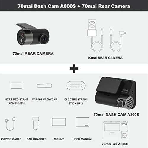 70mai A800S-1 4K Dash Cam Car DVR 24H Internal Camera