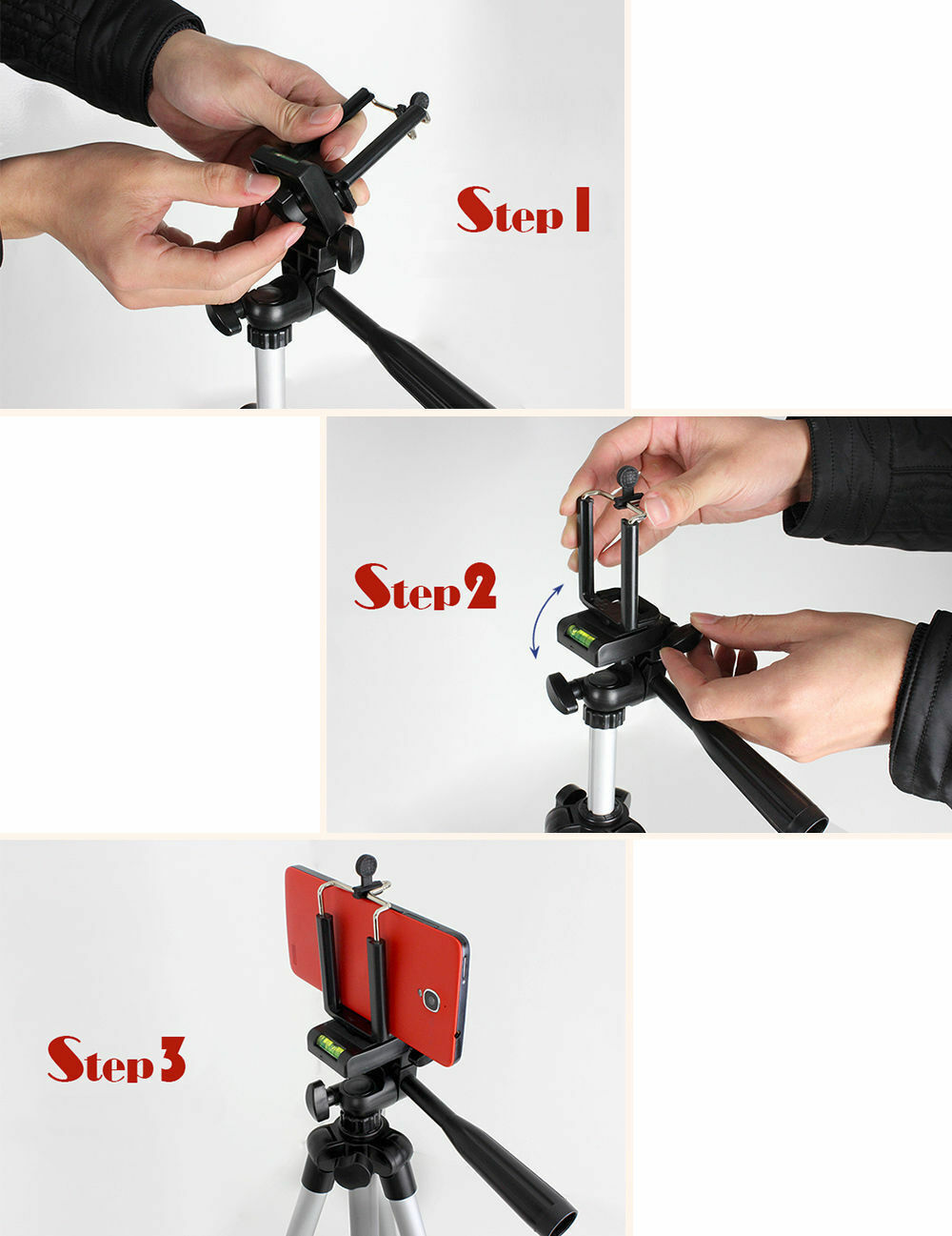 Professional Camera Tripod Stand Holder Mount For Cell Phone