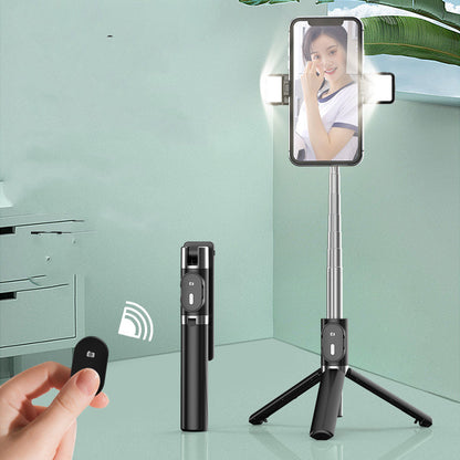 Bluetooth Fill Light Selfie Stick Mobile Phone Integrated Tripod Selfie Stick