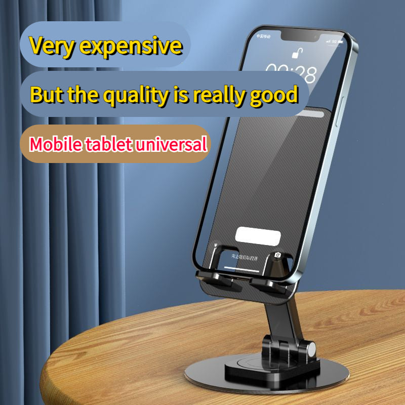 Foldable Phone Stand For Desk - Height Adjustable Cell Phone Holder