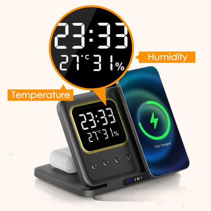 Multifunction Bracket Clock Temperature Suitable Mobile Phone