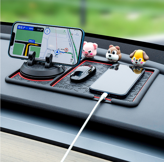 Multi-functional Creative Anti-skid Mat For Mobile Phone Holder